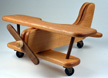 wooden riding airplane toy