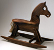 wooden rocking horse toy