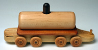 train tanker wooden toy